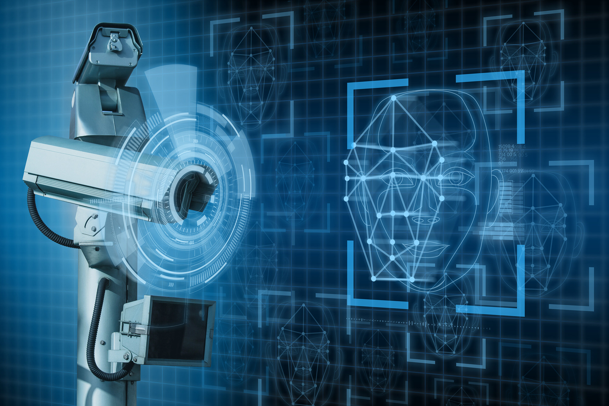 surveillance,camera,with,face,recognition,system